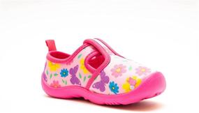 img 2 attached to 👧 AQUAKIX Tstrap Toddler Water Sports Shoes for Girls - Athletic Footwear