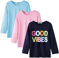 arshiner girls shirts sleeve t shirt girls' clothing and tops, tees & blouses logo