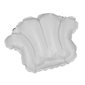 img 3 attached to 🛀 Comfort and Luxury with the White Vinyl Shell-Shaped Spa Bath Pillow