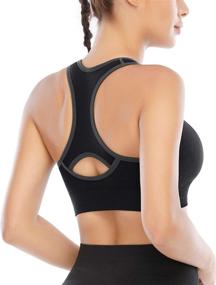 img 1 attached to Heathyoga Impact Sports Workout Racerback Sports & Fitness