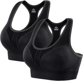 img 4 attached to Heathyoga Impact Sports Workout Racerback Sports & Fitness