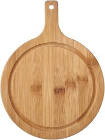 img 4 attached to 🍃 7.5x10 Inch Bamboo Farberware Round Paddle Board with Juice Groove