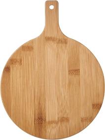 img 3 attached to 🍃 7.5x10 Inch Bamboo Farberware Round Paddle Board with Juice Groove