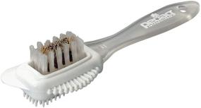 img 4 attached to 👞 pedag Suede Shoe Cleaner Brush - German-made 4-Way Brush for Suede Leather Products with Brass & Nylon Bristles, Ideal for Cleaning and Refreshing