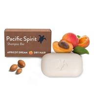 🥥 argan oil and apricot shampoo bar for dry hair - tropical scent, zero waste, vegan - 3.53 oz - pacific spirit logo