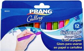 img 1 attached to 🎨 Prang Pastello Colored Art Chalk: 12 Assorted Colors per Box (10441) for Vibrant Paper Artwork