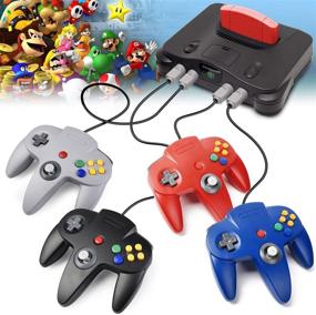 img 3 attached to 🎮 Innovative 2-Pack N64 Controller: Enhanced Wired Gamepad Joystick for Ultra 64 Video Game Console