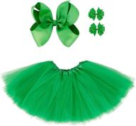 👗 adorable girls 4 layered tulle tutu princess ballet dress with hairbow - shop now! logo