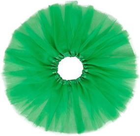 img 3 attached to 👗 Adorable Girls 4 Layered Tulle Tutu Princess Ballet Dress with Hairbow - Shop Now!