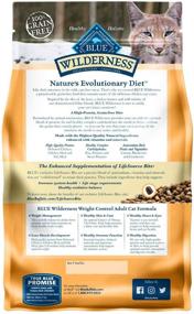 img 3 attached to Blue Buffalo Wilderness Chicken Cat Food: High Protein, Natural Adult Weight Control Dry Food (2-lb)