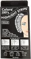 vibrant colora 250 highlight strips- 4x7 for striking hair transformations logo