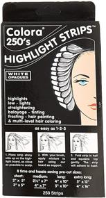 img 2 attached to Vibrant Colora 250 Highlight Strips- 4x7 for Striking Hair Transformations