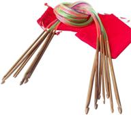 🧶 knitpal cro-knit tunisian crochet needle hooks set - 7 sizes, 47-inch, two-ended circular hooks for crochenite logo