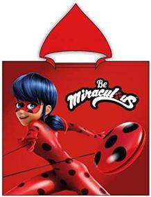img 2 attached to Miraculous Ladybug Hooded Poncho Polyester