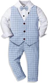 img 3 attached to Gentleman Clothing for Infant Boys: Birthday Outfit & Stylish Attire