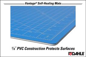 img 2 attached to 🔵 Dahle Vantage 10690 Self-Healing Cutting Mat, 9x12 inches, 1/2 inch Grid, 5 Layers Maximizing Healing Ability, Ideal for Craft Projects & Sewing, Blue