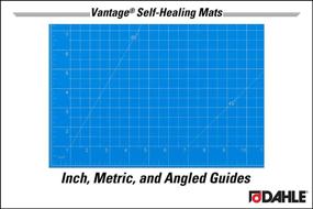 img 1 attached to 🔵 Dahle Vantage 10690 Self-Healing Cutting Mat, 9x12 inches, 1/2 inch Grid, 5 Layers Maximizing Healing Ability, Ideal for Craft Projects & Sewing, Blue