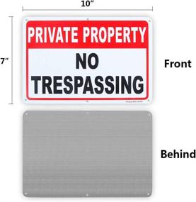 img 3 attached to 🔒 Ultimate Property Protection: Aluminum UV Protected Weatherproof against Trespassing