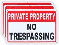 🔒 ultimate property protection: aluminum uv protected weatherproof against trespassing logo