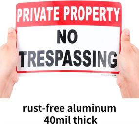 img 2 attached to 🔒 Ultimate Property Protection: Aluminum UV Protected Weatherproof against Trespassing