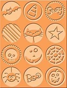 img 1 attached to 👻 Boo to You A2 Holiday Embossing Folder by Cuttlebug