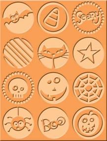 img 2 attached to 👻 Boo to You A2 Holiday Embossing Folder by Cuttlebug