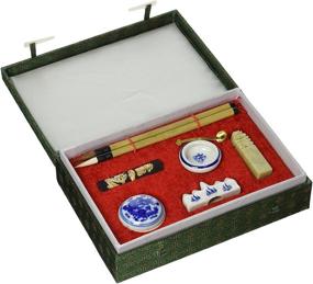 img 2 attached to Oriental Furniture Calligraphy Writing Set