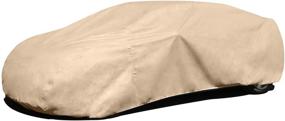 img 4 attached to 🚗 Покрытие от дождя для седана Budge - подходит для транспортных средств длиной до 22 футов, водонепроницаемое и дышащее, цвет тан, размеры 264" Д х 70" Ш х 53" В (RSD-5)