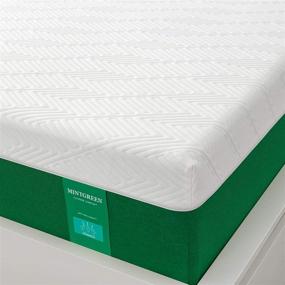 img 2 attached to 🛏️ 12 Inch Mintgreen Gel Memory Foam Full Size Mattress - Medium Firm Feel, Ventilated Design, CertiPUR-US Certified Foam | Premium Bed Mattress with Breathable Soft Cover | Convenient Mattress in a Box