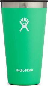 img 4 attached to 🥤 Hydro Flask Tumbler Cup - 16 oz, Spearmint: Stainless Steel, Vacuum Insulated, Press-In Lid