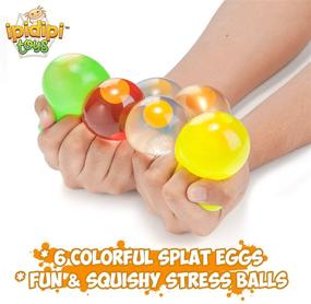 img 3 attached to 🌈 Vibrant Splat Stick Squishy - A Funky and Colorful Sensory Toy
