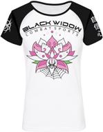 🌸 lotus rash guard for women by black widow combat sports logo