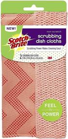 img 4 attached to Scotch Brite Reusable Dishcloth Coral Count