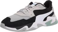 👟 men's puma storm sneaker in white glacier gray - stylish footwear logo