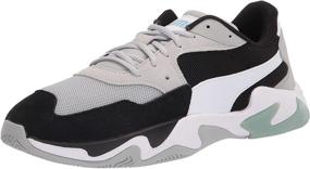 img 4 attached to 👟 Men's PUMA Storm Sneaker in White Glacier Gray - Stylish Footwear