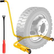 🔧 vevor heavy duty tire dolly - 450 lbs load capacity, easy-to-use wheel dolly for truck tires, cart, and wheel lifting logo