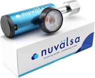 🔧 nuvälsa ozone therapy low flow oxygen regulator – convenient and user-friendly – compatible with ozone generators – supports oxygen cylinders up to 3,000 psi – secure wrench-tightened connection – cga 540 logo