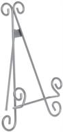 🖼️ tripar 13 inch stratford silver finish metal easel: versatile stand for decoration, paintings, pictures, photography, plates, & artwork logo