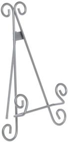 img 3 attached to 🖼️ TRIPAR 13 Inch Stratford Silver Finish Metal Easel: Versatile Stand for Decoration, Paintings, Pictures, Photography, Plates, & Artwork