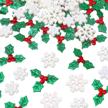 snowflake decorations christmas ornaments embellishment logo