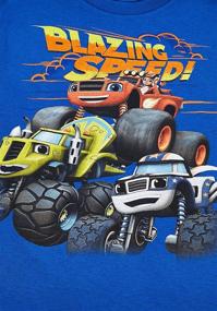 img 1 attached to 👕 Футболка с коротким рукавом для мальчиков Blaze and the Monster Machines