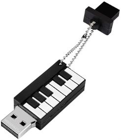 img 1 attached to 🎹 64 ГБ Новинка Милый Карикатурный USB 2.0 Флеш-накопитель для данных Память - Пианино Картун USB-флешка Пендрайв Подарок