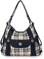 women’s fashion leather handbag with multiple pockets - handbags and wallets логотип