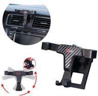 enhanced gtinthebox smartphone cell phone mount holder for vw golf 7 mk7 (2014-2018): air vent clip & adjustable fit (3.5-6.0 inches phone) logo