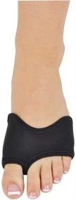 img 1 attached to 🩰 Black X-Large Lyrical Dance Footwear with Neoprene Half Sole