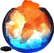 🔌 v.c.formark usb himalayan salt lamp: enhancing air quality with negative ion release, mesmerizing ice and fire visuals, adjustable led modes - perfect for home, office, and gifting logo