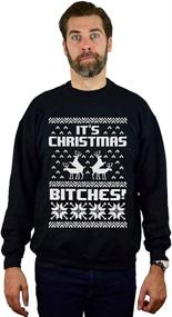 img 2 attached to TeeStars Christmas Sweater Sleeve T Shirt Outdoor Recreation for Climbing