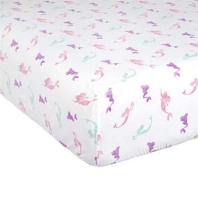 img 2 attached to 🧜 Full Size Pink Mermaid Sheet Set for Kids - 4pc Set