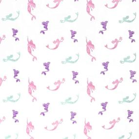 img 3 attached to 🧜 Full Size Pink Mermaid Sheet Set for Kids - 4pc Set