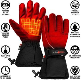img 1 attached to 🔥 Heated Gloves with ActionHeat AA Battery